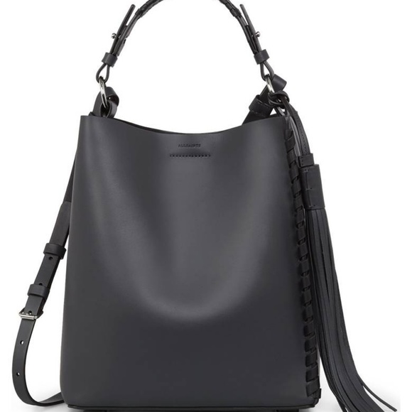 All Saints Handbags - ALLSAINTS Kepi Leather Crossbody Hobo Handbag NWOT